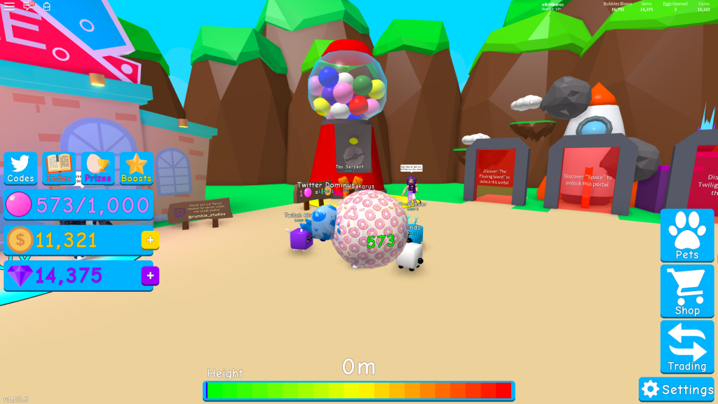 Bubble Gum Simulator All Working Codes To Get Free Coins Gems Pets And More Fan Site