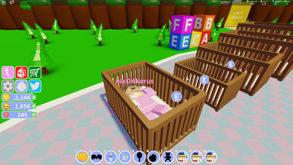 Codes For Baby Simulator Roblox