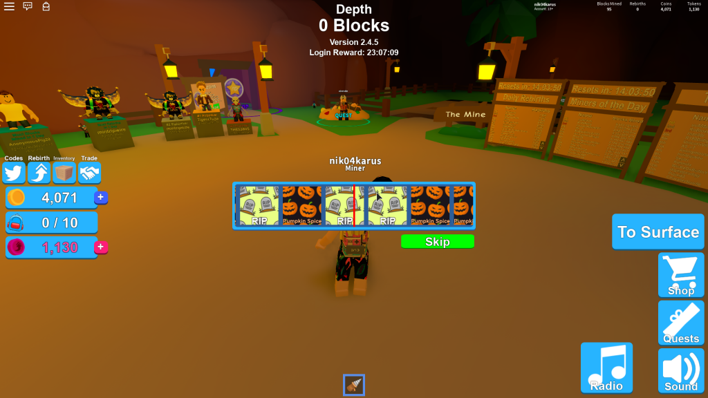 Codes For Roblox Mining Simulator 2019 Codes